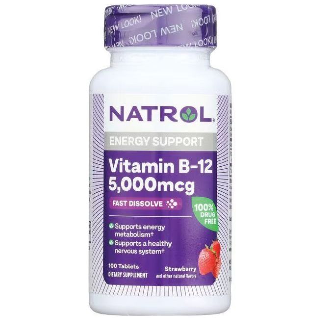 NA538 -  Vitamin B-12 Cyanocobalamin (100 Tabs, 5000mcg) 