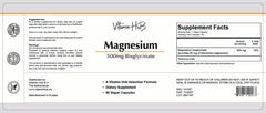 Magnesium bisglycinate 500mg \ 90 Veg. kapsler