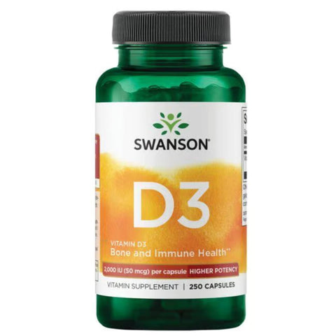 Vitamin D-3 2000 (250 Kapseln, 50mcg)