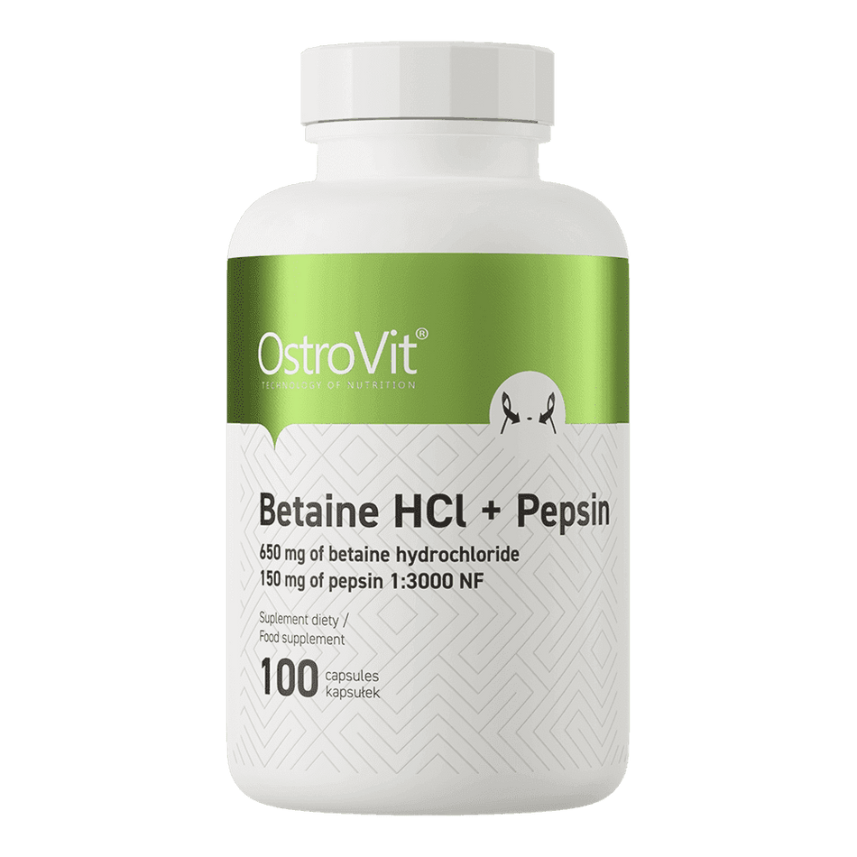 OS26276 -  Betaine HCl Hydrochloric Acid with Pepsin (100 Caps) 