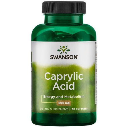 SWU096 - Caprylic Acid (60 Softgel Caps, 600mg)