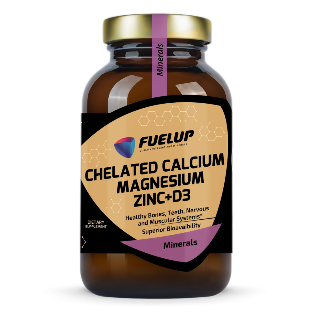 Chelated Calcium Magnesium Zinc+D3 (90 Tabletter)