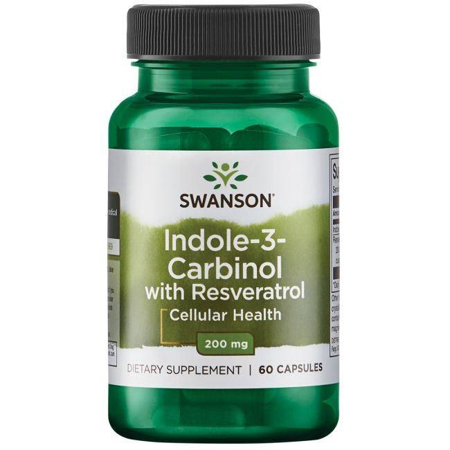 SWU315 -  Indole-3-Carbinol with Resveratrol (60 Caps, 200mg) 