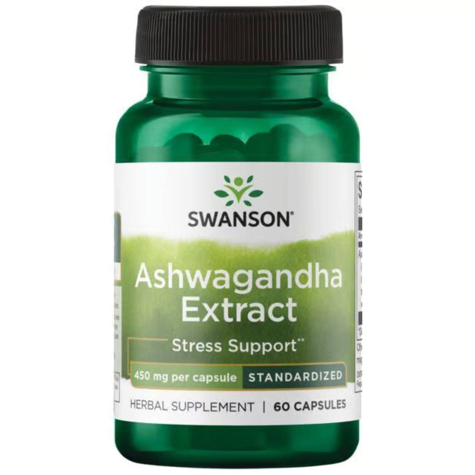 Ashwagandha extrakt (60 Kapseln, 450mg)