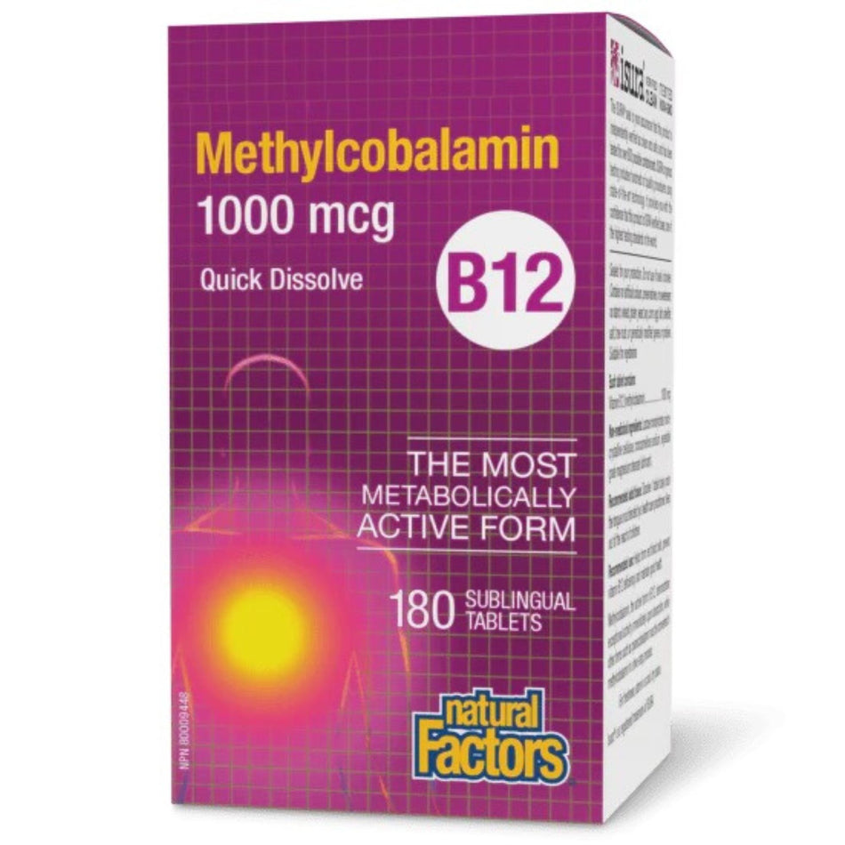 B12 Methylcobalamin (180 tablets, 1000mcg)