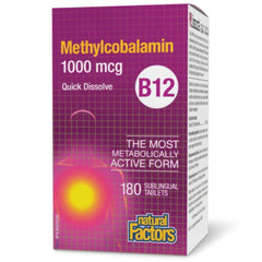 B12 Methylcobalamin (180 Tabletten, 1000mcg)