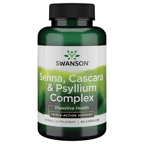 Senna Psyllium Cascara Cleanse Complex (90 Caps)