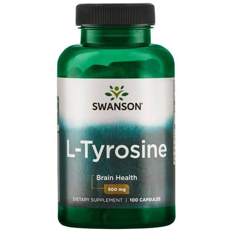 L-Tyrosin (100 kapsler, 500 mg)