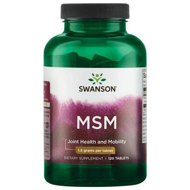 MSM (120 tabletter, 1500 mg)