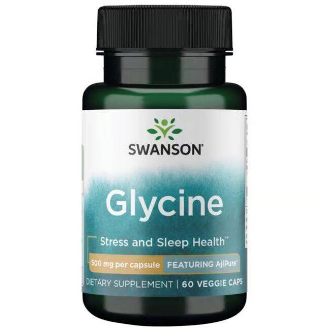 AjiPure Glycin (60 V-Kapseln, 500 mg) (Ablauf: 30/9-2026)