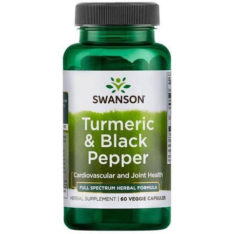 Turmeric & Black Pepper (60 V-Caps, 600mg)