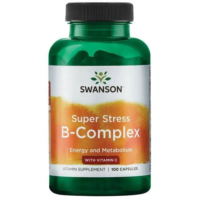 Super Stress B-kompleks med C-vitamin (100 kapsler)