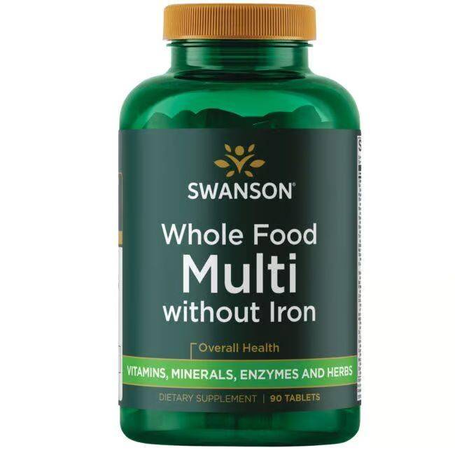 SWU152 - Whole Food Multi without Iron (90 Tabs)